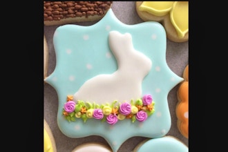 Spring Into Spring Royal Icing Cookie